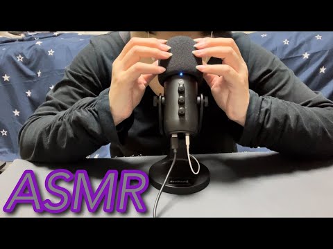 【ASMR】マイクを触りながら、囁く声が心地よいマウスサウンド✨️The whispering voice while touching the microphone is comfortable🎤