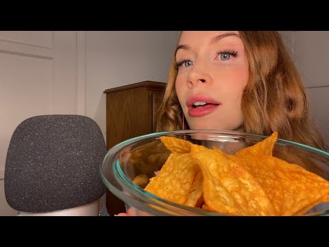 🌿ASMR🌿 Chill & Eat Spicy Chips w/ Me — Requested 🧚🏻‍♀️ — Crunchy Mukbang + 100% Whispered Ramble