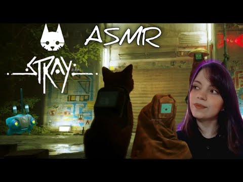 ASMR Stray 🐈 🎮 Jogando o jogo do gatito | Especial de 300 inscritos 🐈 🎧