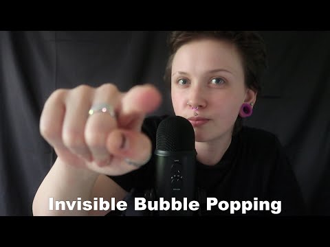 ASMR Popping Invisible Bubbles