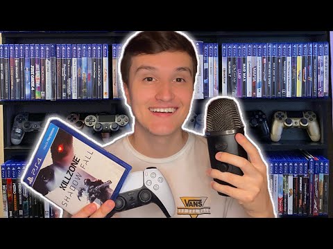 ASMR | My Entire Video Game Collection 🎮💤 (whisper ramble)