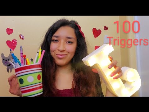 ASMR 100 Triggers in 5 minutes