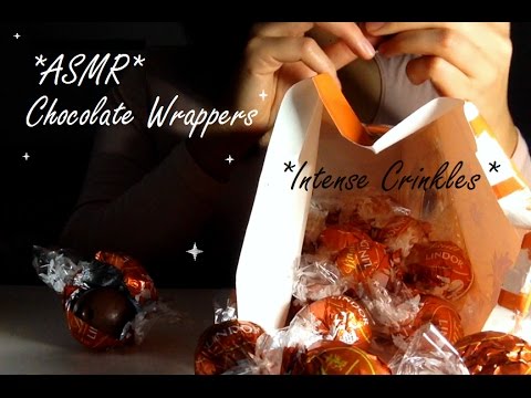 ASMR CHOCOLATE WRAPPERS (INTENSE CRINKLE SOUNDS)