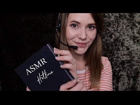 ASMR EINSCHLAF HOTLINE ☎️ Wie kann ich dir behilflich sein? | ASMR Deutsch/German