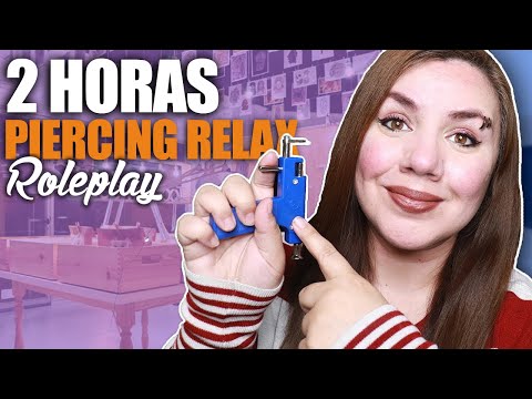 ROLEPLAY 2 HORAS Haciendote Un Piercing Extra Relajante ASMR Español / Murmullo Latino