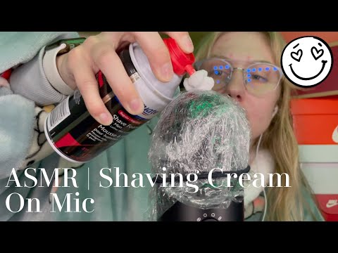 ASMR | Shaving Cream On Mic (Brain Melting)