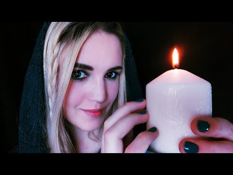 ASMR Dark Reiki Role Play & Energy Healing with Candle, Reiki Symbols and Crystals (ENG, Whisper)