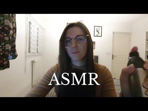 ASMR French FR ☾ Ma toute première vidéo - Attentions personnelles et chuchotements