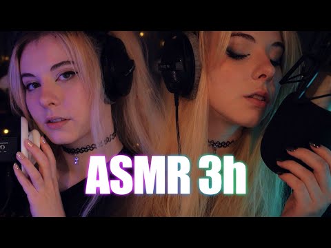 ASMR | 3h layered Unintelligible & Whispering - Sensitive Ear Attention, Relaxing Sounds for Sleep