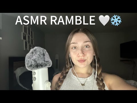 ASMR | Whisper Ramble & Life Update With The Blue Yeti ☃️