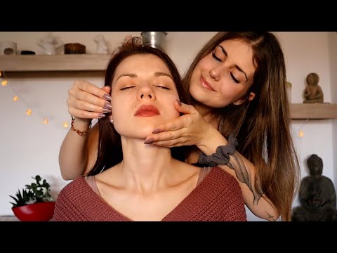 ASMR Treatment [Real Person] SHE ALMOST FELL ASLEEP | Triggers for Tingles & sleep deutsch/german