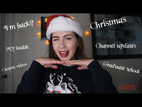 ASMR | ~20 Minutes of Pure Whisper Ramble | Why I Was Gone, Christmas, Channel Plans & More 🎄🎅🏻