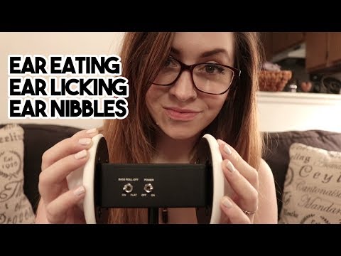 ASMR ✨ EAR EATING + EAR LICKING + EAR NIBBLES [NO TALKING]