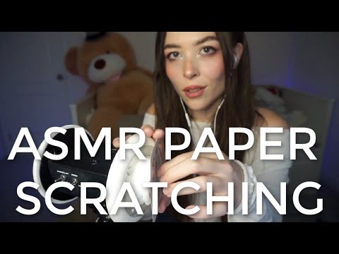 |ASMR| PAPER AND CARD SCRATCHING TAPPING FANTASTIC TINGLES