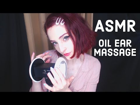 ASMR Oil Ear Massage & Mouth Sounds 😊 Inaudible Whispers