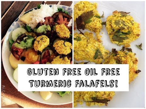 Turmeric Falafels | Oil Free Gluten Free Vegan