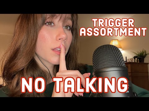 ASMR | Trigger Assortment NO TALKING (Mouth Sounds, Mic Brushing, Fluffy Cover, Etc.) Fifine 🤍
