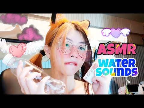 ASMR Relaxing 💦 Water Sounds | Cap Sounds and Tapping Sounds