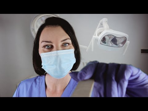 ASMR Dentist Cavity Filling (soft spoken dentist roleplay, glove sounds, lots of personal attention)