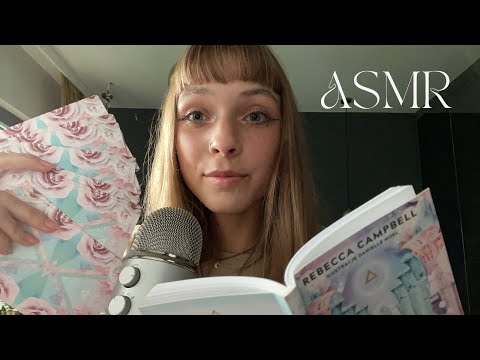 ASMR inaudible cards reading (Work Your Light Oracle, mouth sounds, soft whispering) ✨