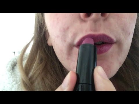 asmr | lipstick application (mouth sounds, up close kisses, application on you etc)🐙🍄