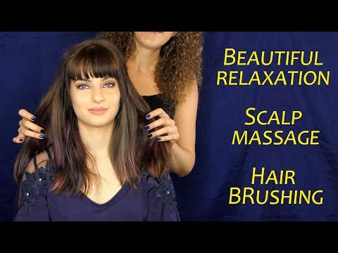 Beautiful & Relaxing - ASMR Hair Brushing, Head Massage, Hair Play w/ Corrina & Allison