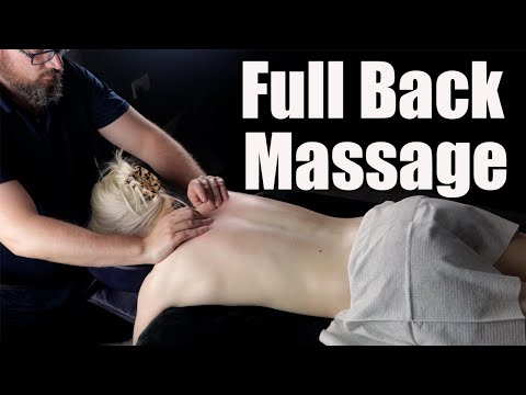 [ASMR] Fabulous Full Back Massage For Courtney - Delta Wave Music For Deep Sleep