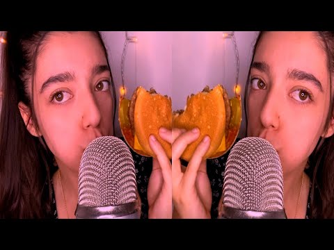 ASMR | Eating MCDONALDS TWO TIMES!!  but with DOUBLE tingles (burps, gulps, chewing noises)🥤🍟🍔