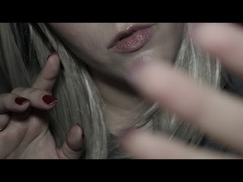 ASMR Relaxing Hand Movements | Face Massage | soft Whispers