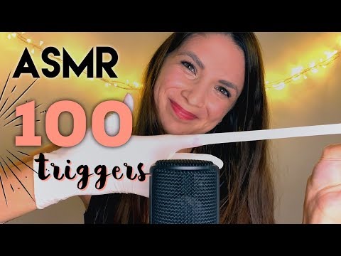 ASMR ❥ 100 TRIGGERS in 1 HOUR 🙌 MY 1st VIDEO *NO TALKING*