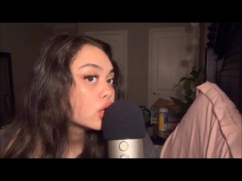 ASMR ear blowing / mic blowing and more