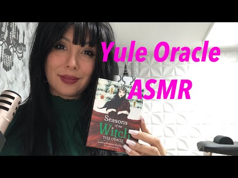 Seasons of the Witch/ Yule Oracle cards walkthrough ASMR whispered