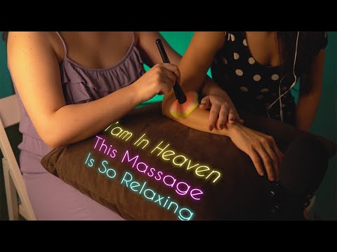 ASMR | I'm In Heaven! Gentle Arm Scratching and Brush Massage