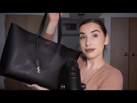 ASMR What's In My YSL Bag?!