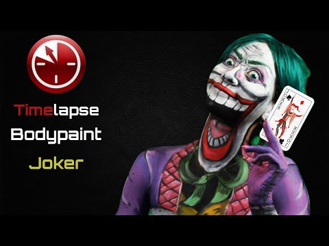 Time-lapse Bodypaint Joker