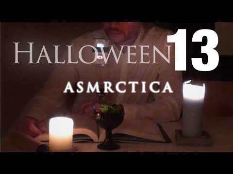 ASMR Halloween Special 2017 - Whispered Reading & Candy Crinkles 🎃