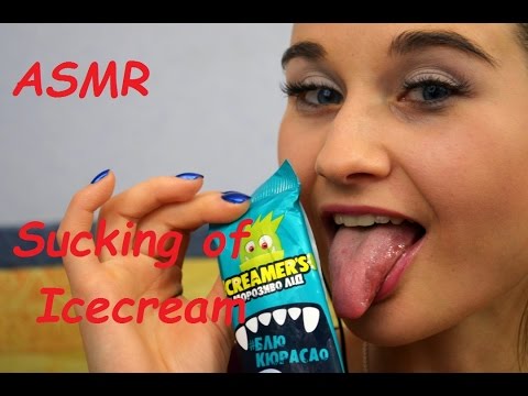 Asmr sexy sucking of icecream (short prewie )