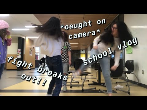 School vlog *fight breaks out*