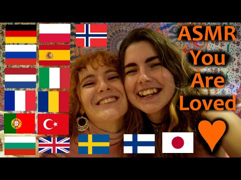 ASMR: Letting You Know That 'You Are Loved' This Valentine's Day in 15 Languages - With My Sister