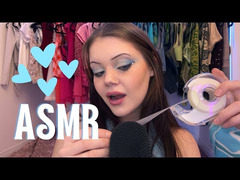 ASMR | Tape On The Microphone For INTENSE Brain Tingles (Crinkly & Crunchy Sounds!)