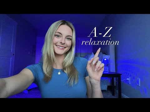 ASMR | A-Z Trigger Words and Hand Movements