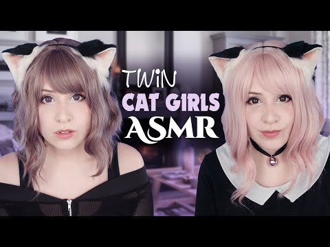 ASMR Roleplay - Your rescued Twin Cat-Girls ~ Our happy little home - ASMR Neko 🖤