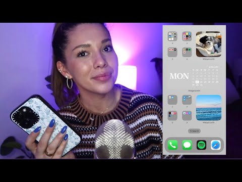 ASMR - What's On My iPhone? *updated* | Relaxing Whisper