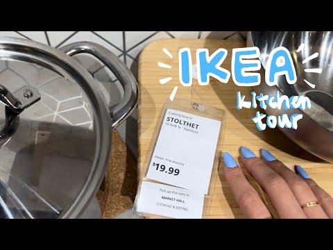asmr at IKEA: kitchen showroom tour