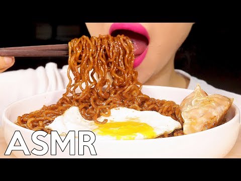 ASMR Instant Black Bean Noodles 짜파게티 먹방 | MINEE EATS