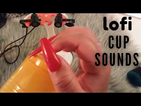 ASMR Lofi Cup Sounds - Scratching, Tapping and Brushing - No Talking