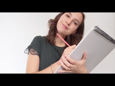ASMR Drawing, measuring and photographing you!