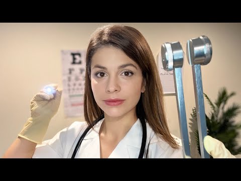 ASMR The Most Detailed Cranial Nerve Exam Personal Attention (Realistic Eyes, Ears, Face, Nose Exam)