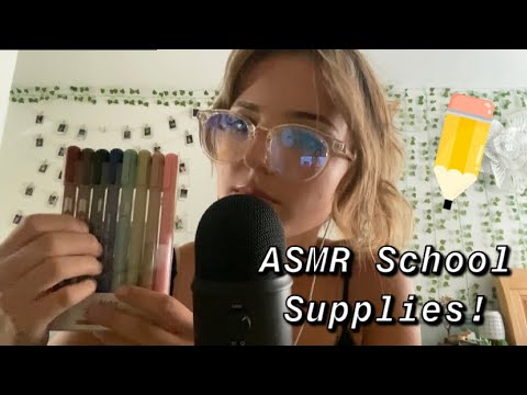 ASMR Lofi School Supplies Haul! ✏️ ASMR whisper ramble, ASMR haul, ASMR over explaining objects
