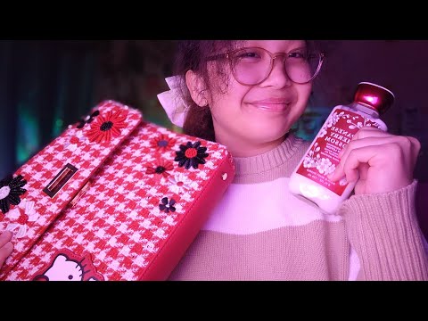 ASMR What I Got For Christmas 🎁🤭 (Fabric Scratching, Tapping Sounds, Lotion Application)